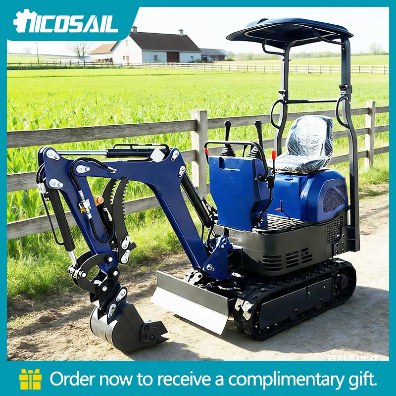 Compact 1t Mini Excavator Mult - Urban Farming In China のレビューと価格