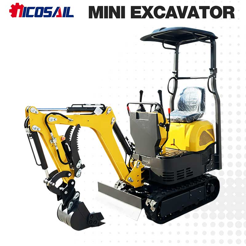 Compact 1t Mini Excavator Mult - Urban Farming In China のレビューと価格