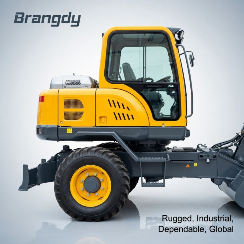1.5T 4WD Wheeled Mini Excavato - Urban Farming In China のレビューと価格